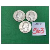 3 - 1936 Washington Quarters