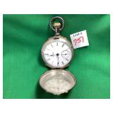 Illinois Silver Pocket Watch