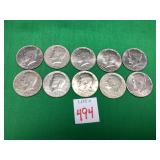 10 - Bicentennial Kennedy Half Dollars