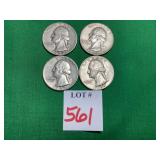 4 - 1950s Washington Quarters