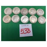 10 - 1961-1964 Roosevelt Dimes