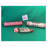 1930-1939 & 1957 Wheat Pennies