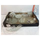 Assorted Clear Glassware