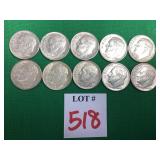 10 - 1963-1964 Roosevelt Dimes