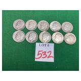 10 - 1950-1959 Roosevelt Dimes
