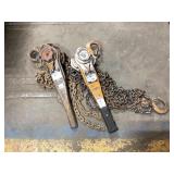 Harrington 1&1/2 & 2" Lever Hoists