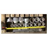 1" Drive HD SAE Socket Set
