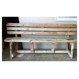 83" Wood Bench