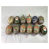 Tin Egg Ornaments