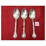 3 Sterling Serving Spoons