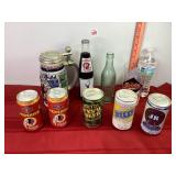 Stein, Asst Beer Cans & Misc