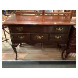 Queen Anne Style Lowboy Buffet/Desk