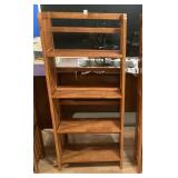 Mission Style Wooden Folding Bookcase