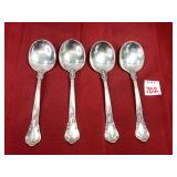 4 Sterling Spoons