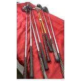 Assorted Vintage Golf Clubs
