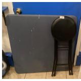 Card Table & Stool