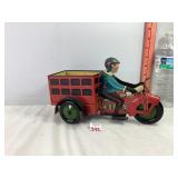 Speedboy 4 Tin Windup Toy, Works