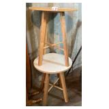 2 Round Wooden Tables
