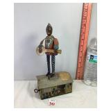 Jazzbo Jim Tin Windup Toy, Works