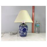 Blue & White Ceramic Lamp