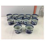 Japanese Blue & White Soba Cups