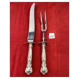 Sterling Handled Carving Set