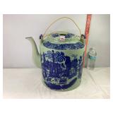 B&W Ironstone Ceramic Teapot 14" T x 16" W