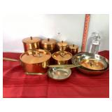 Copper Canisters & Skillets
