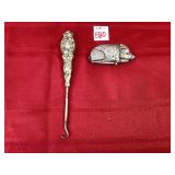 Metal Pig Match Holder & Hook