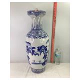 Large Blue & White Vase