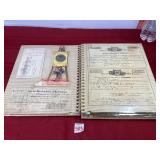 Book of Vtg Cards, Certificates, Labels & Misc