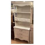 Antique White Hutch