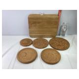 Cutting Board & Cork Pot Holders