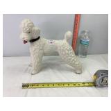 White Ceramic Poodle