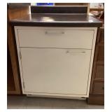 Vinyl Top Metal Cabinet