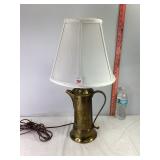 Brass Pitcher Lamp