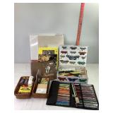 Canvases, Paint Brushes, Pencils & Misc