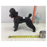 Black Ceramic Poodle