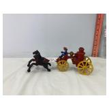 Cast Horse Drawn Fire Engine
