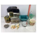 Mirror, Bowl, Trinket Boxes & Misc