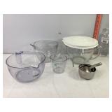 2 Pampered Chef Measuring Bowls & Others