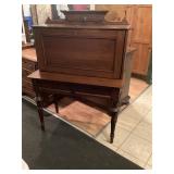 Antique 2 Piece Plantation Desk w/Key