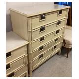 Vintage Faux Bamboo Chest of Drawers