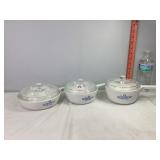 Small Corningware Dishes w/Lids