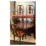 Queen Anne Style Pier One Wood Dining Room Set