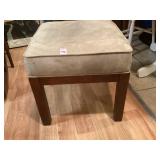 Suede Footstool