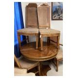 Stanley Furniture Dining Table, Leaf & 4 Chairs