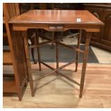 Antique Cross Leg Square Table