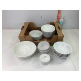 Assorted White Dishware