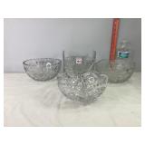 Etched Glass Bowls